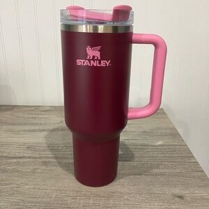 Stanley Plum Mug with Pink Handle